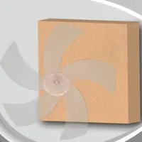 پروانه پنکه مکسی (پروانه 5 پر پنکه) شفاف