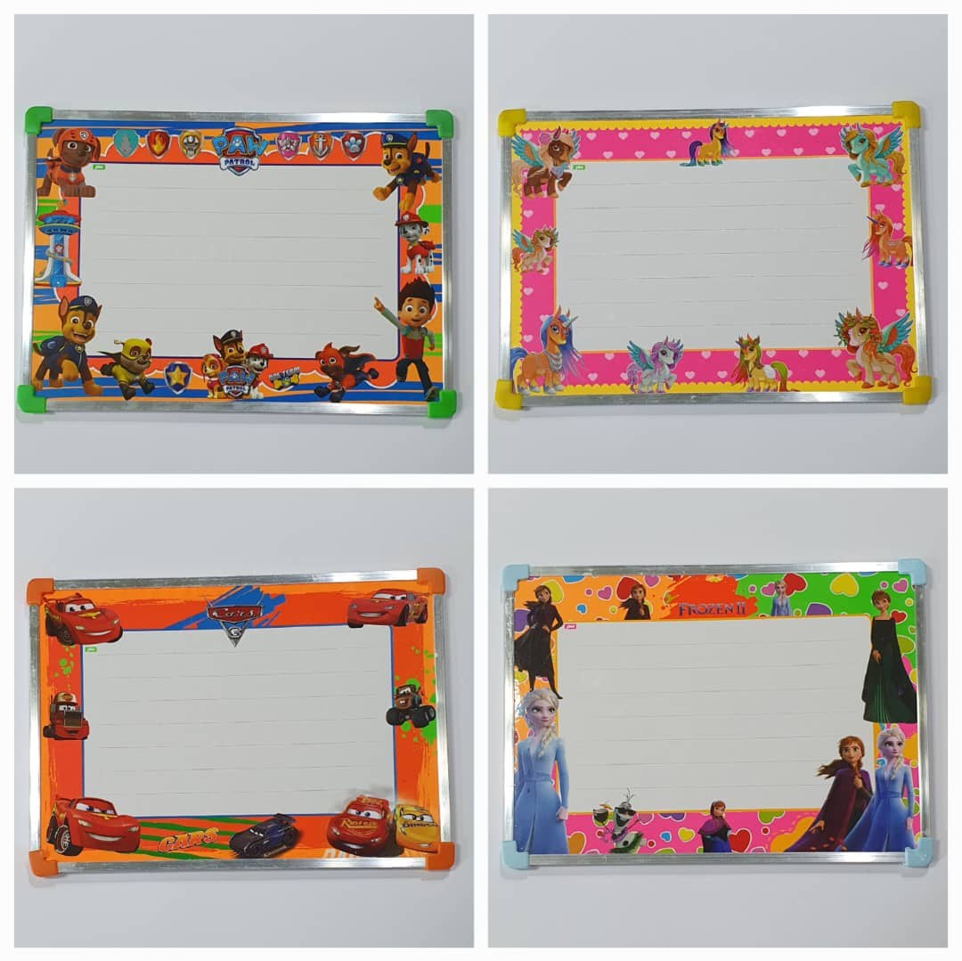 تخته وایت برد فانتزی لبه آلومینیومی