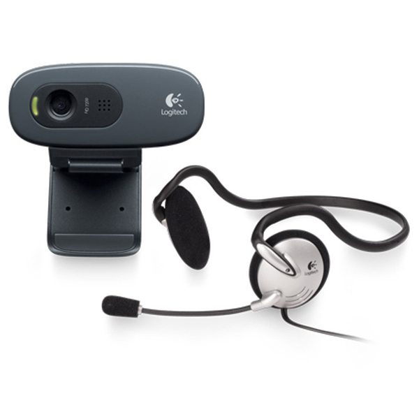 وب کم سی 270 لاجیتک همراه با هدست استریو