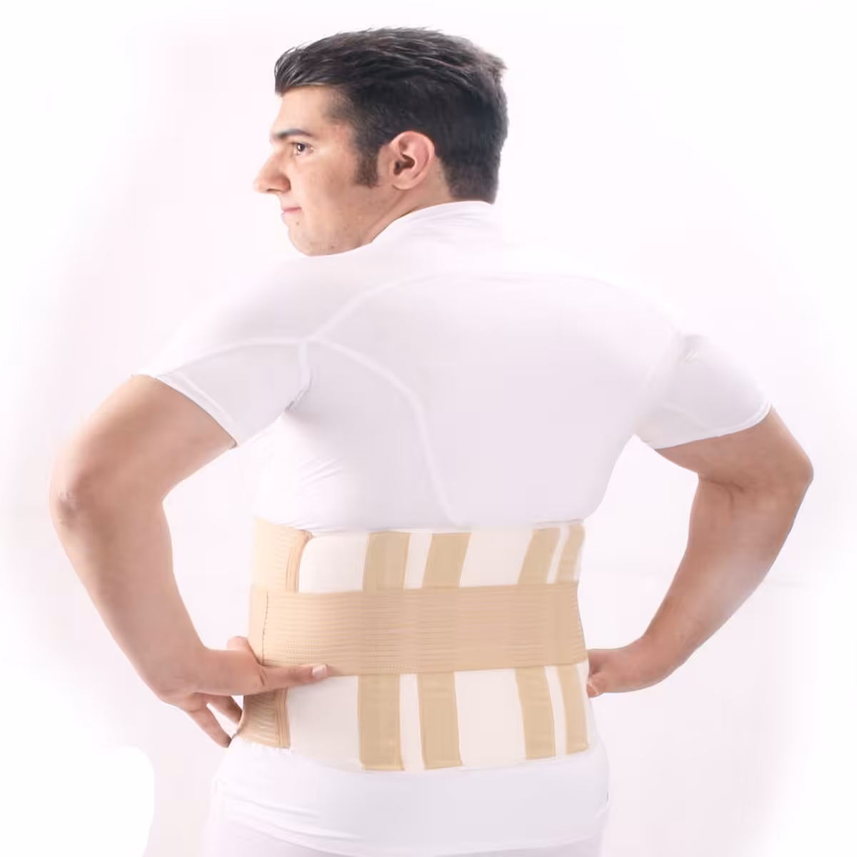 کمربند طبی نرم با آتل پلی پروپلین نرم پاک تن