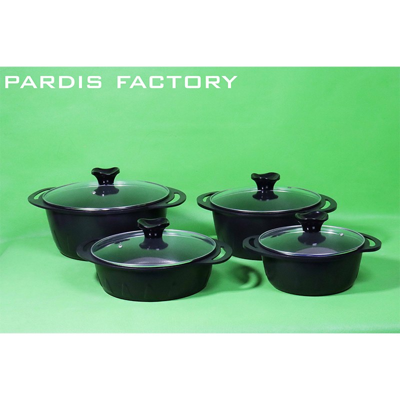 سرویس گرانیت 8 پارچه ، مشکی  نچسب با پوشش گرانیتی 