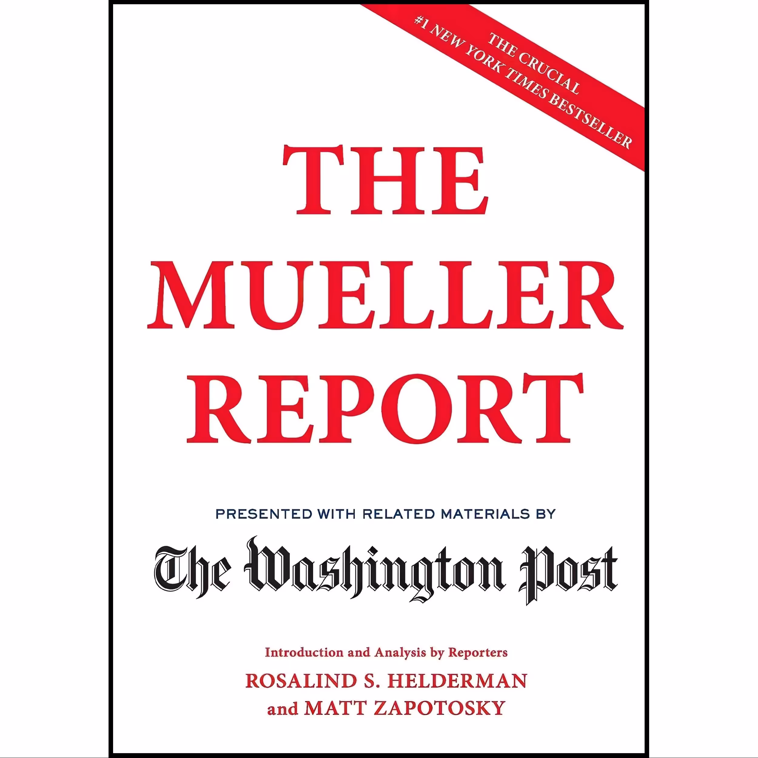 کتاب زبان اصلی The Mueller Report اثر The Washington Post and Robert S Mueller