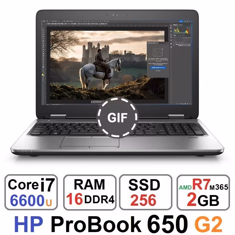 لپ تاپ اچ پی HP ProBook 650 G2 Core i7 6600u رم16گیگ