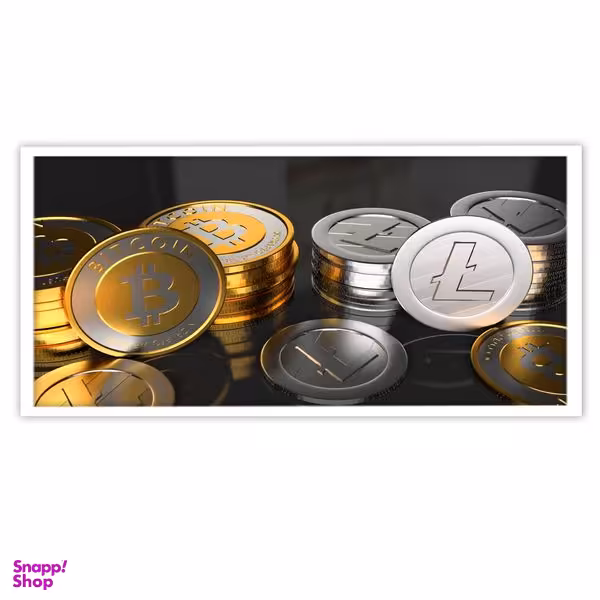 تابلو بکلیت طرح بیت کوین مدل W-S2497