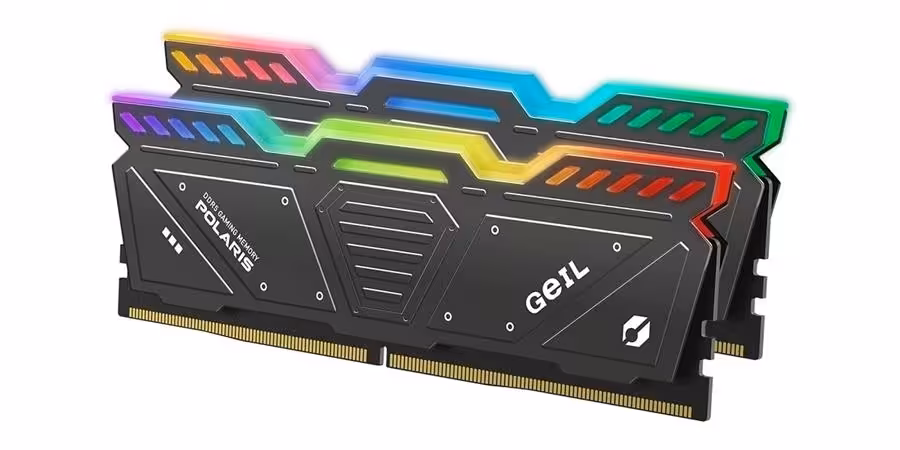 رم کامپیوتر دو کاناله ژل مدل POLARIS RGB Black با حافظه 32 گیگابایت و فرکانس 5200 مگاهرتز