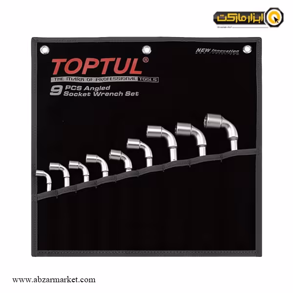 ست آچار دو سر بکس چپقی تاپ تول 9 عددی مدل GPAQ0901