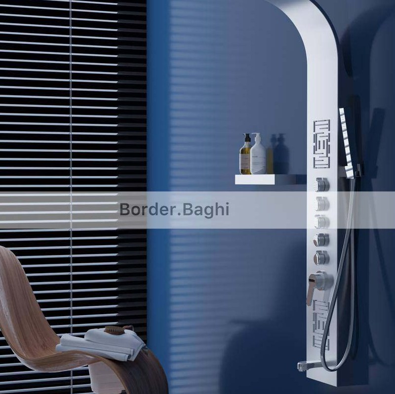 پنل دوش  مدل استیل مات T