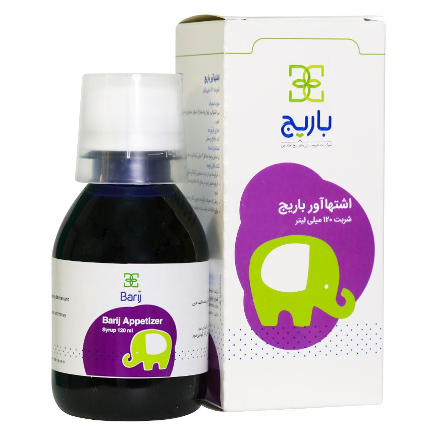 اشتها آور باریج اسانس مناسب کودکان 120 میلی لیتر