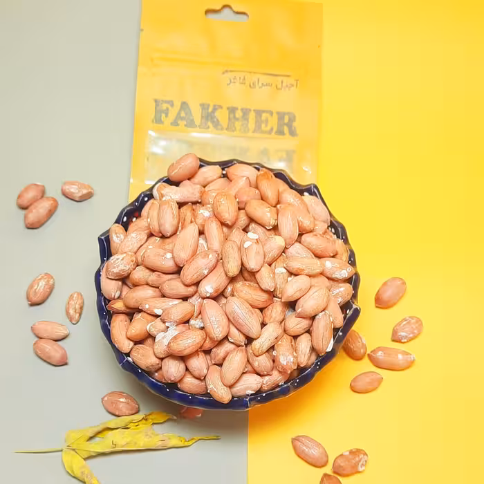 بادام زمینی آستانه اشرفیه امسالی درشت  یک کیلو گرمی