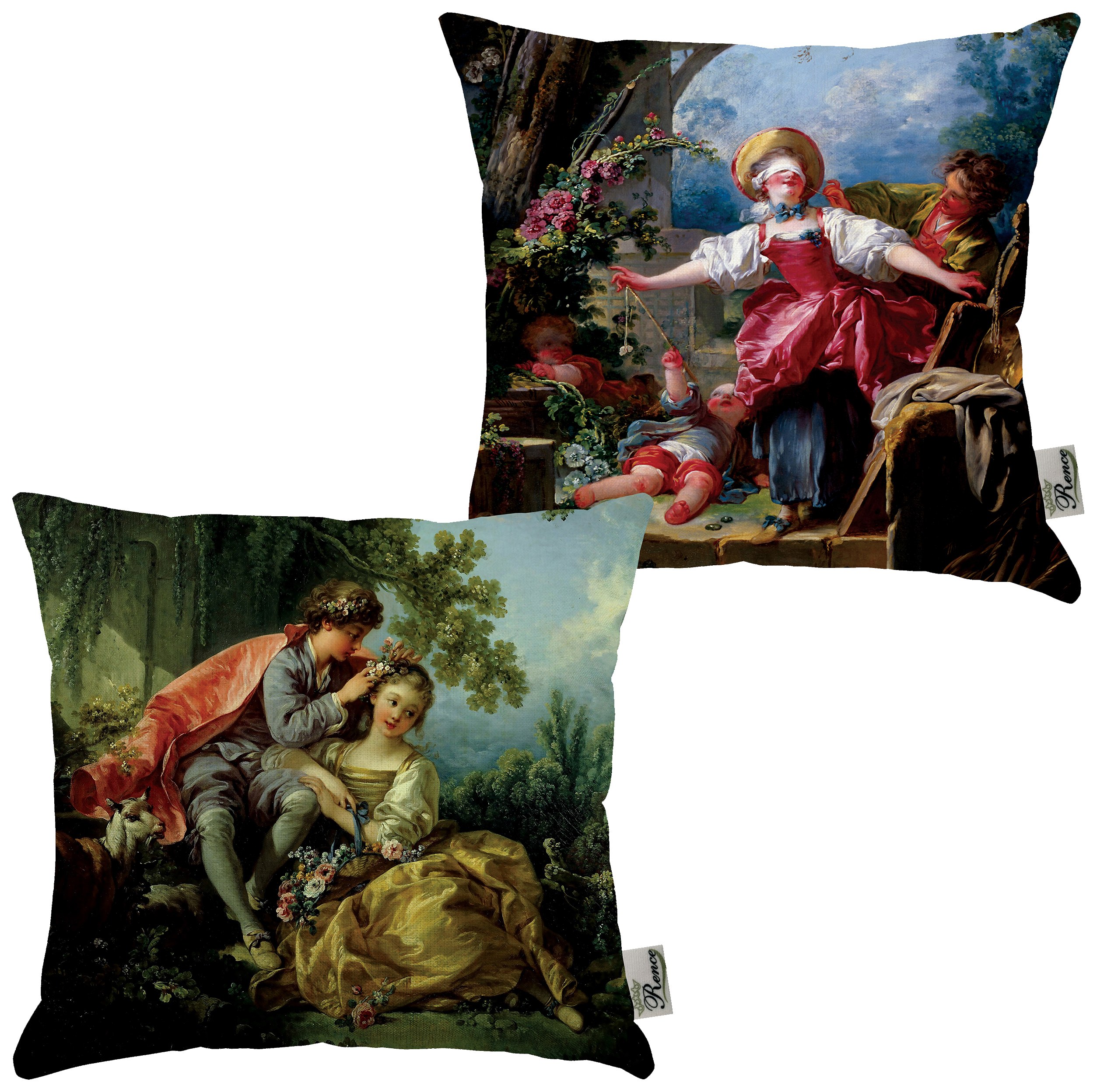 کاور کوسن مخصوص مبل صندلی راحتی نشیمن جفتی سایز 43 در 43 مدل C21-708-721 شرکت رنس