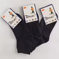 جوراب 70 درصد نخ مشکی سایز  مچی کوتاه 36 تا 43