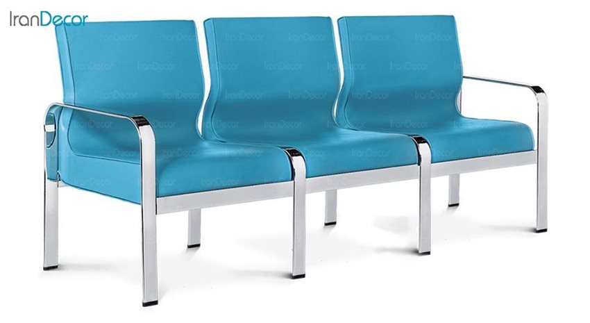 مبل اداری سه نفره آرام گستر مدل کهربا 527C