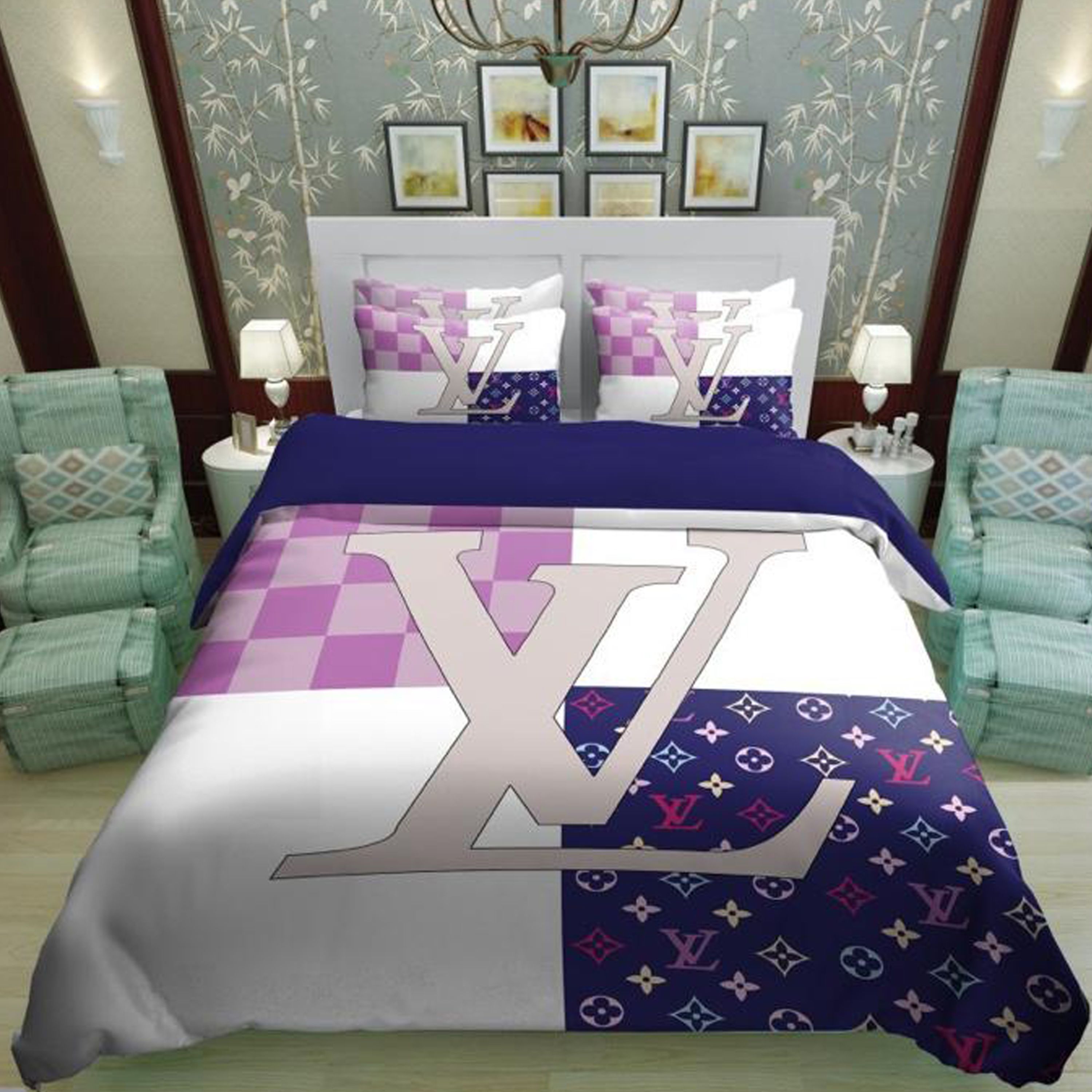 سرویس روتختی 1 نفره تنسل چاپی برندترک لند (Turk Land)  کد rs 83