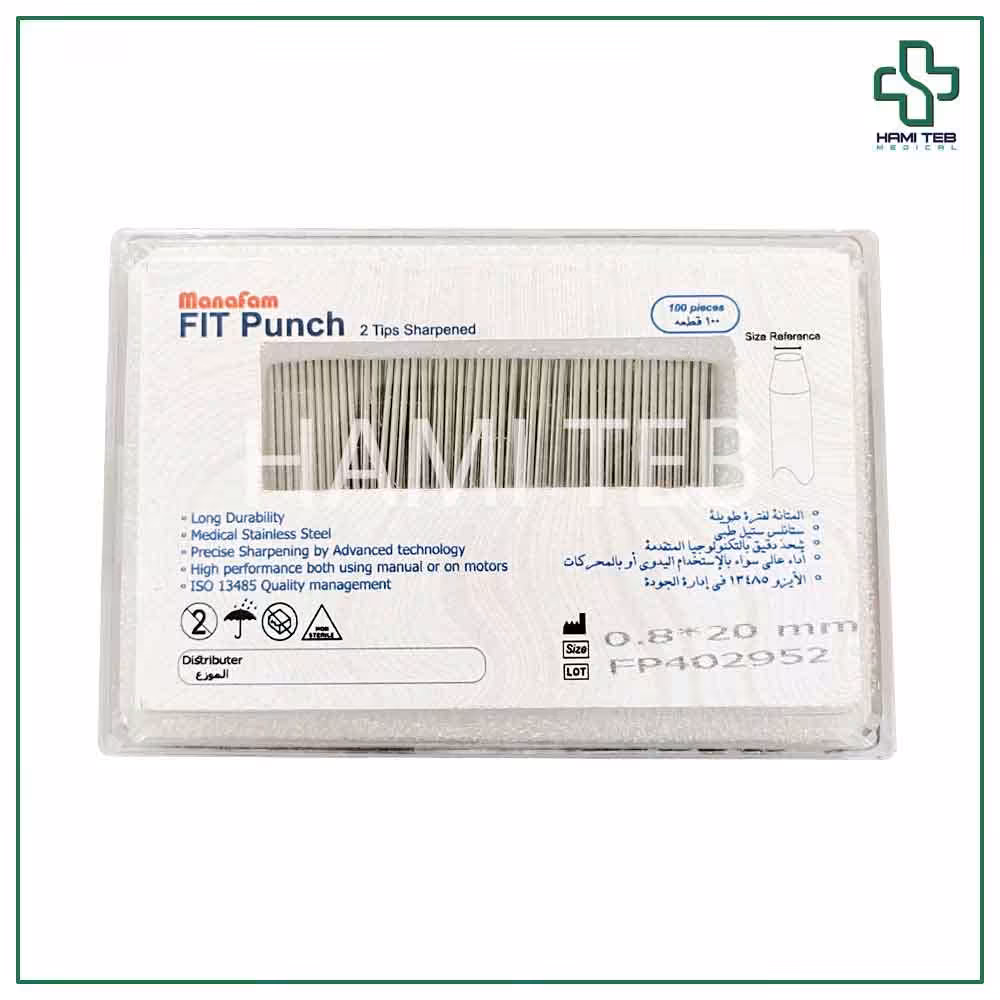 سوزن پانچ FIT مانافام سايز 0.8