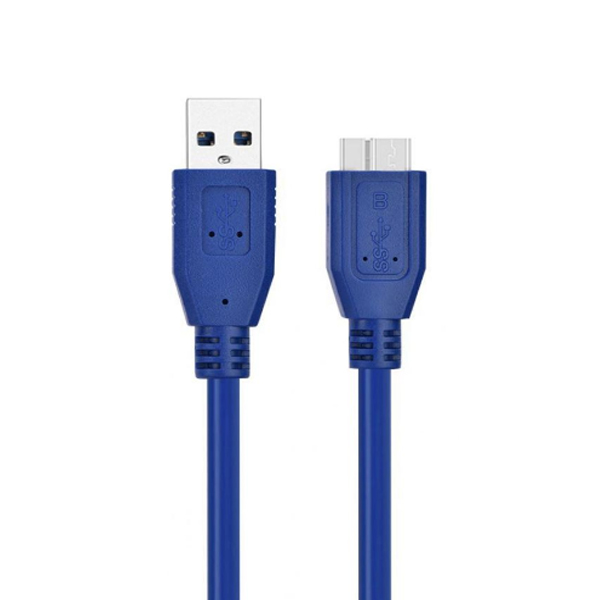 کابل هارد USB3.0 طول 30 سانتی متر آبی