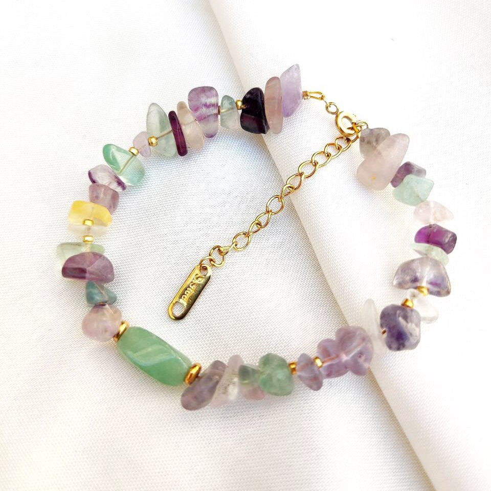 دستبند سنگ شکسته  با خواص طبیعی