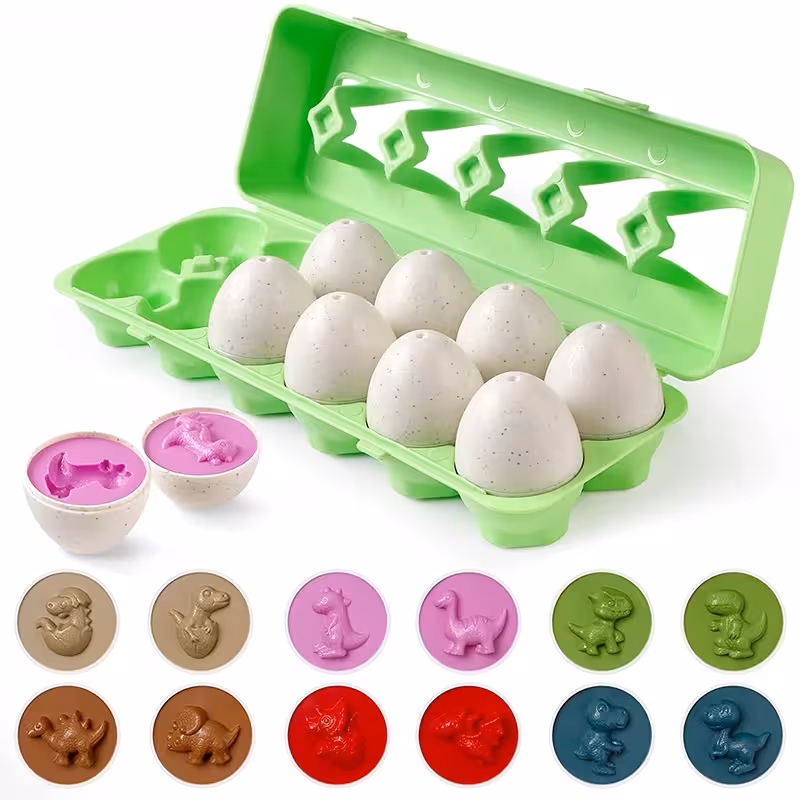 اسباب بازی فکری تخم مرغ جایگذاری مدل دایناسور کد DF16