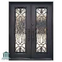 درب فرفورژه فلزی ورودی کلاسیک کد 30867