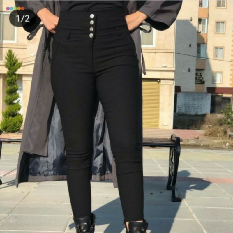 شلوار طرح لی گن دار