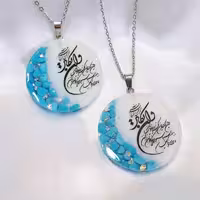 آویز آینه ماشین وان یکاد با سنگ های طبیعی فیروزه