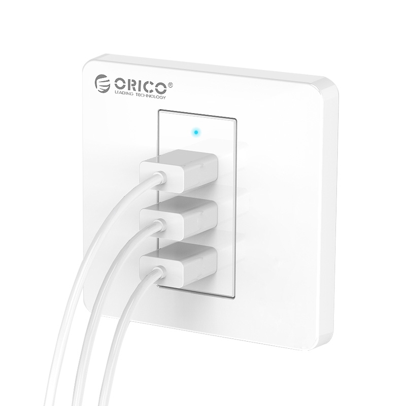 شارژر دیواری 3 پورت اوریکو مدل ECA-3U