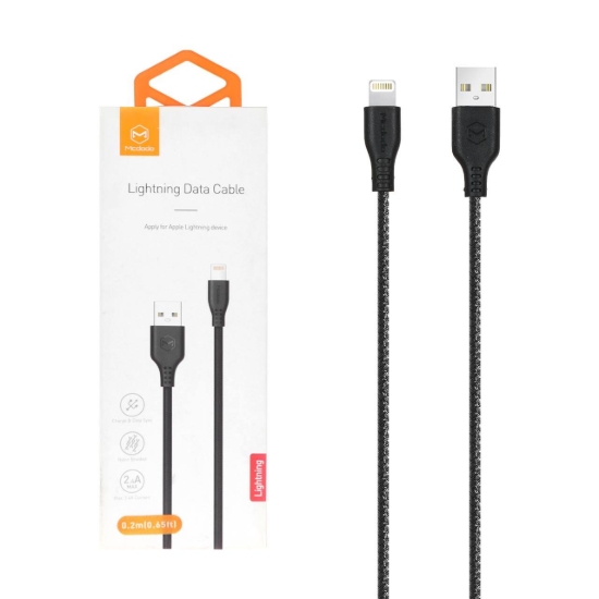 کابل تبدیل USB به لایتنینگ مک دودو مدل CA-5153 طول 0.2 متر