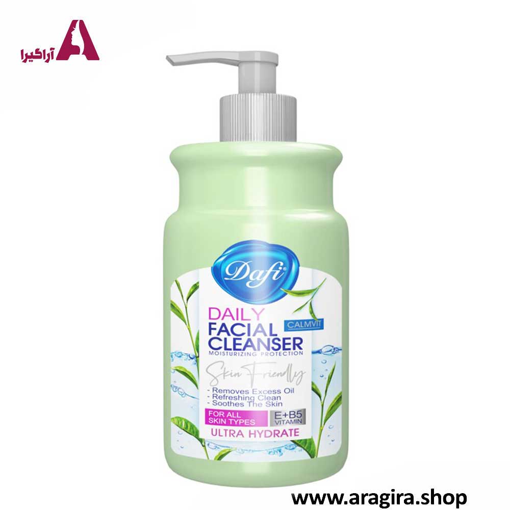 ژل شستشوی صورت مناسب انواع پوست دافی 343ml