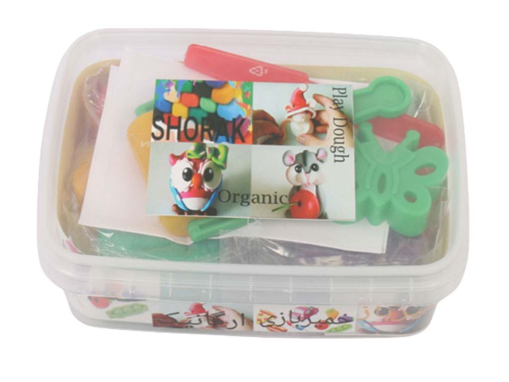 خمیر بازی 6 رنگ ارگانیک