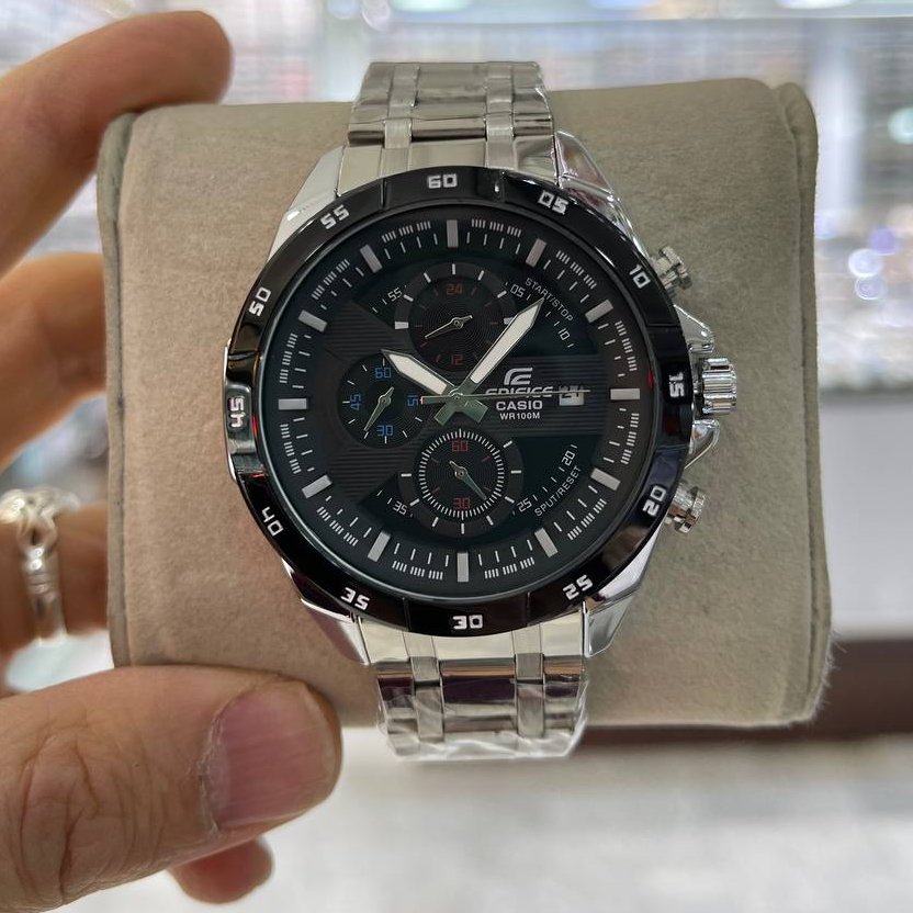 ساعت کاسیو casio EDIFICE Stainless steel کیفیت عالی سه موتوره فعال 