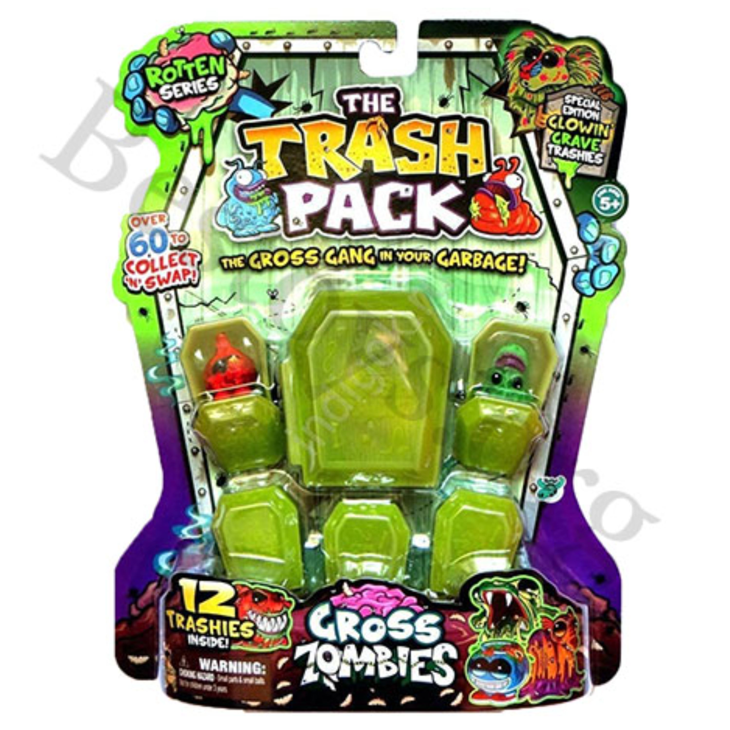 فیگور شانسی zombie Trash Pack بسته 12 عددی
