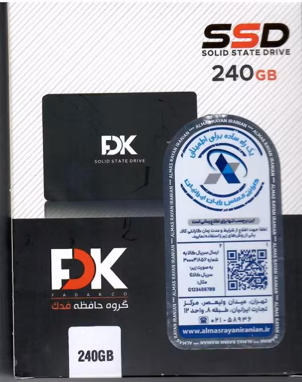 حافظه اس اس دی فدک ظرفیت 240 گیگابایت