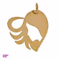 آویز گردنبند طلا 18عیار زنانه آرشا طرح زن کد A2273