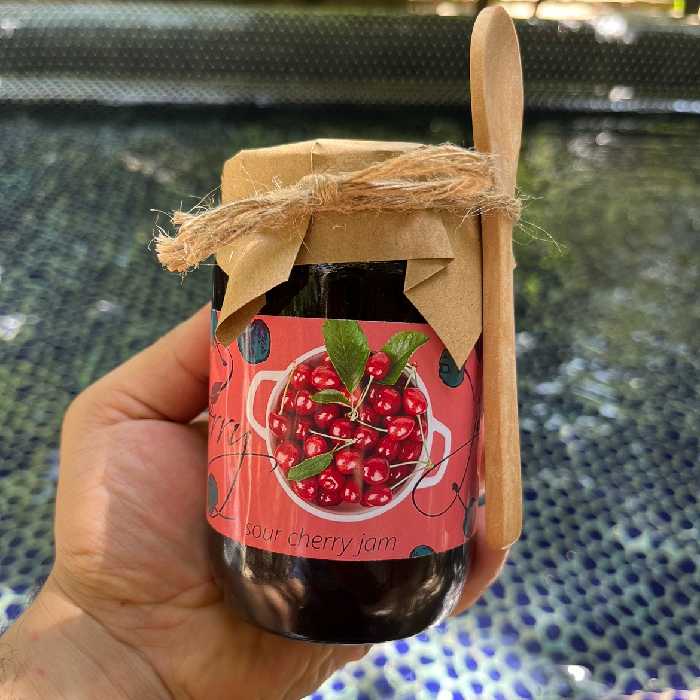 مربا آلبالو خانگی500 گرمی 