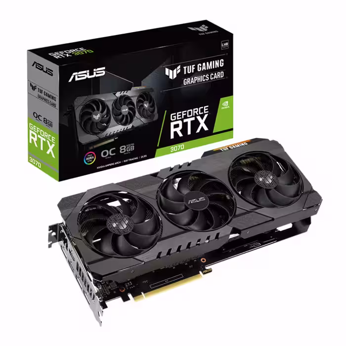 کارت گرافیک ایسوس TUF RTX 3070 O8G V2 GAMING