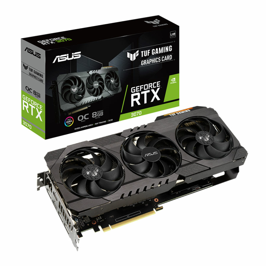 کارت گرافیک ایسوس TUF RTX 3070 O8G V2 GAMING