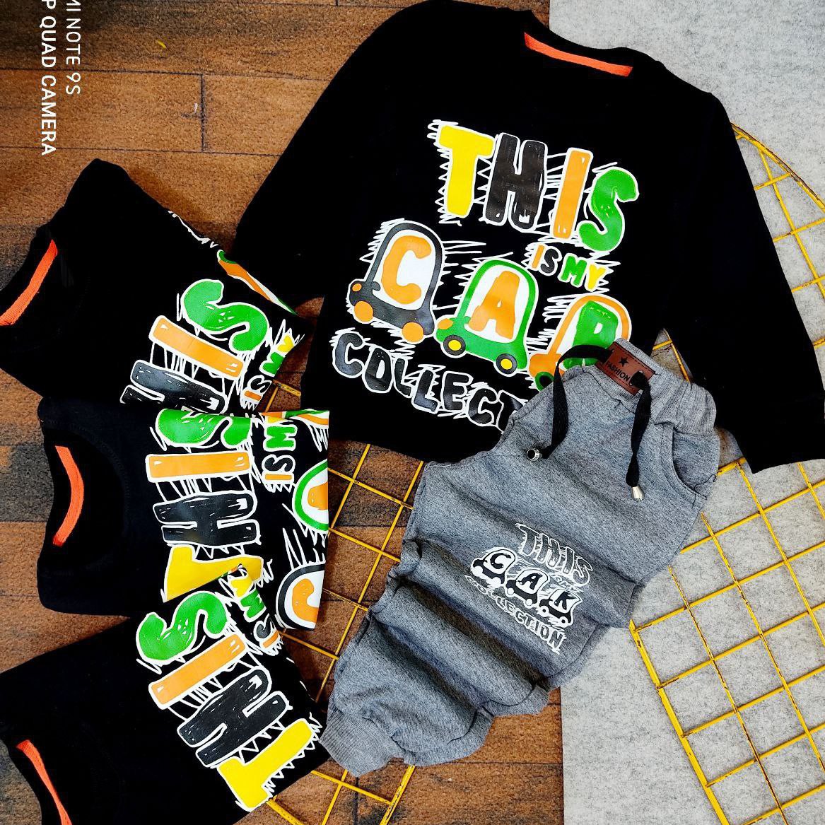 ست بلوزشلوار پسرانه  نخ پنبه )