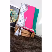 شال نخی منگوله دار