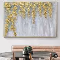 تابلو نقاشی برجسته گل ریسه ای