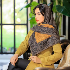 روسری نخی دست دوز چهار فصل