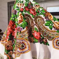  روسری ترکمنی اصیل قواره بزرگ