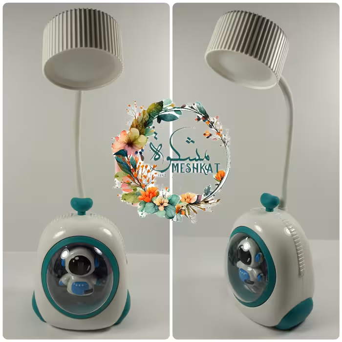 چراغ مطالعه طرح سفینه فضایی رنگ سفید