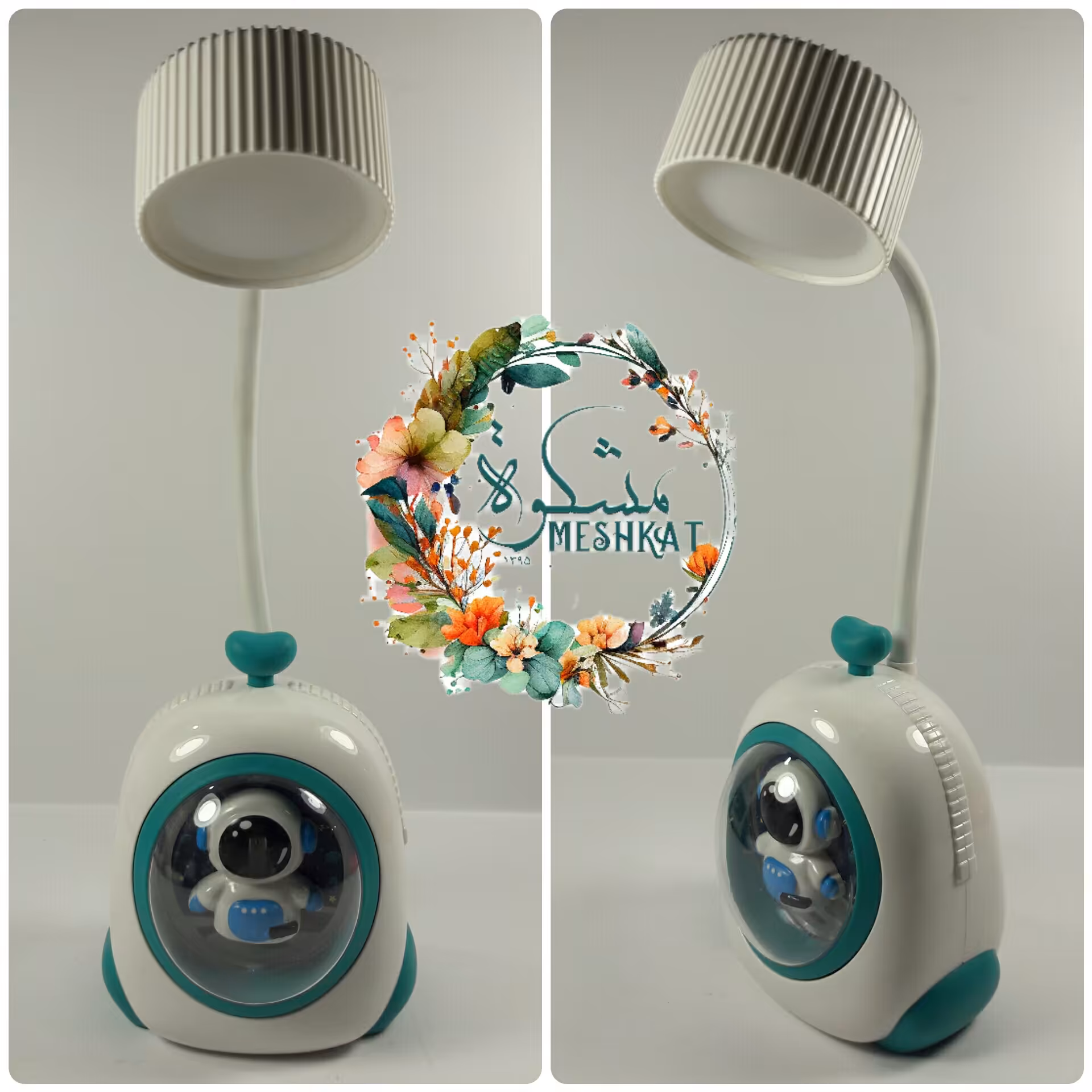 چراغ مطالعه طرح سفینه فضایی رنگ سفید