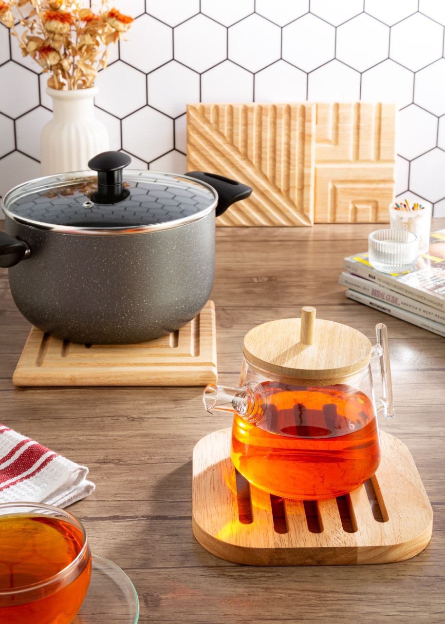 زیر دیگی چوبی مربع چند طرح