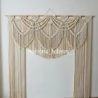 پرده مجلسی دکوراتیو مکرومه