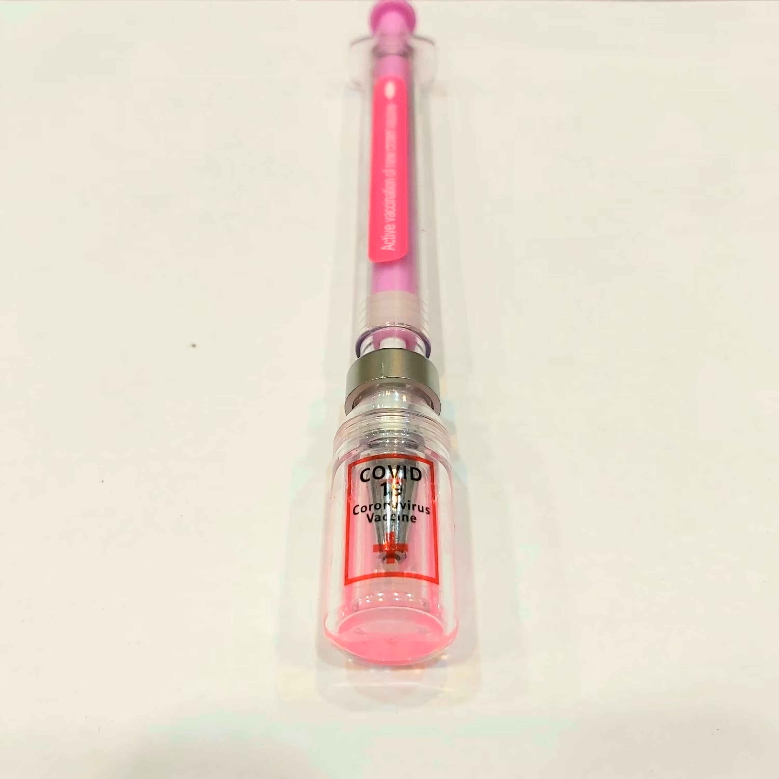 رواننویس سرنگ (رواننویس آمپولی صورتی)