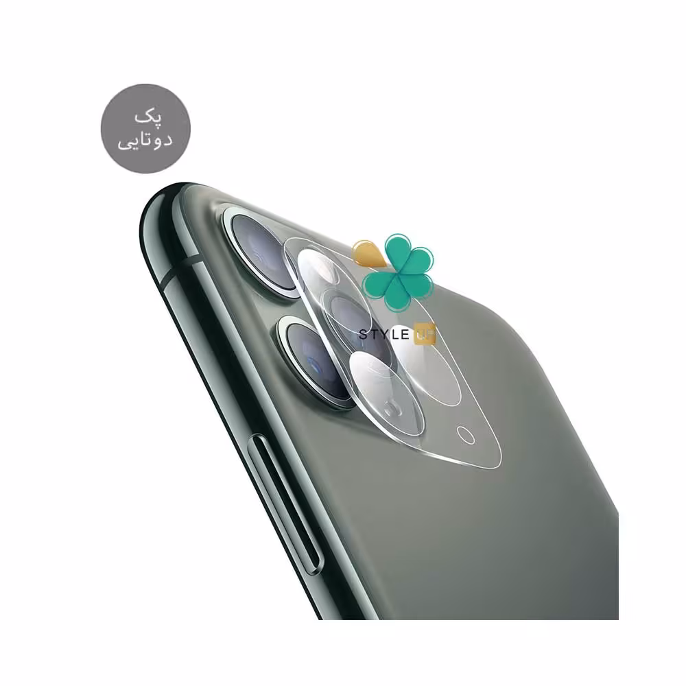 پک دوتایی محافظ لنز نانو سرامیک گوشی اپل iPhone 11 Pro Max
