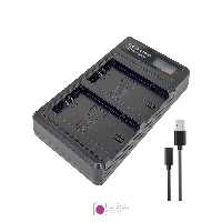 شارژر دوبل باتری QZ1-FZ100 با صفحه نمایش