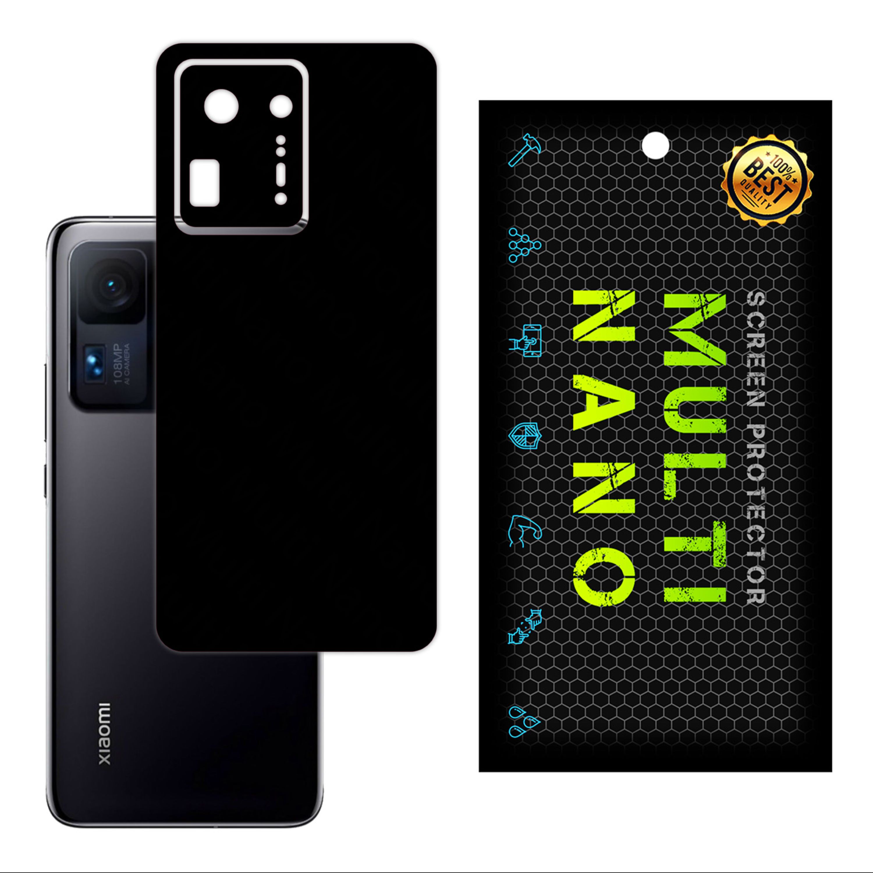 برچسب پوششی MultiNano مدل X-F1M-Black برای پشت  موبایل شیامیMi Mix 4