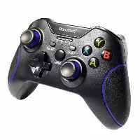 دسته بازی بی سیم تک شوکدار Panatech مدل 510 آبی