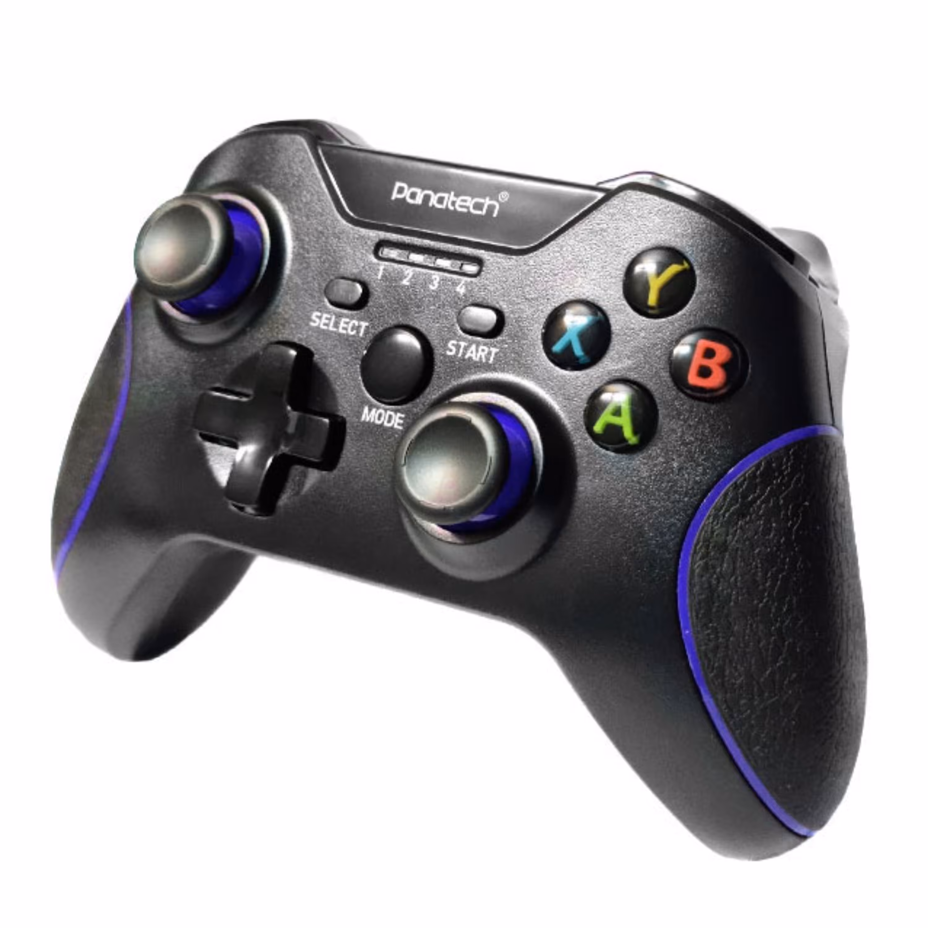 دسته بازی بی سیم تک شوکدار Panatech مدل 510 آبی